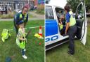 Youngsters could try on a police uniform and sit in a police car at the Woodhall Community Summer Fair in Welwyn Garden City.