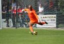 Preston Edwards kept his first clean sheet of the season for Potters Bar Town. Picture: LINDA BABAIE