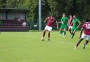 Leigh Rose got the Potters Bar goal against Bognor. Picture: LINDA BABAIE