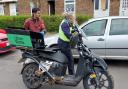 A stolen moped has been recovered after a 