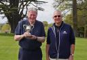 President Martin Connolly (left) and club captain Mike Williams. Picture: BRIAN HALL