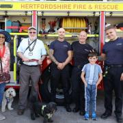 Hertfordshire Fire and Rescue Service visited Hatfield Town Council's community fun day