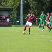 Leigh Rose got the Potters Bar goal against Bognor. Picture: LINDA BABAIE