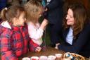Education secretary Gillian Keegan visits Meadow View Childcare in Welwyn, Hertfordshire.
