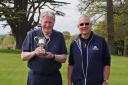 President Martin Connolly (left) and club captain Mike Williams. Picture: BRIAN HALL