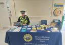 PC Andrew Dockerill at the surgery’s stall at Birchwood Leisure Centre in Hatfield.