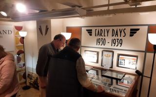 Visitors were given a tour of the museum