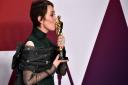Olivia Colman, winner of the Best Actress In A Leading Role award for The Favourite in the press room at the 91st Academy Awards held at the Dolby Theatre in Hollywood, Los Angeles, USA. Picture: Alberto Rodriguez/PA Wire