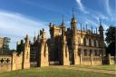 Knebworth House doubled as Wayne Manor in Tim Burton's 1989 Batman movie starring Michael Keaton as the Caped Crusader. The gates feature in the first look teaser for The Flash, in which Michael Keaton returns as Batman.