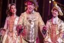 Bob Golding as Dandini in pantomime Cinderella at The Alban Arena in St Albans. Picture: Pamela Raith Photography.