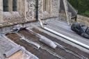 Lead was stolen from the roof of the Church of St Faith in Kelshall. Picture: Herts Police