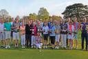 The winners of the 2021 trophies at Brookmans Park Golf Club.