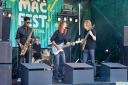 Jimmy C & The Blues Dragons take to the stage at Macfest. Picture: Luke Duffell