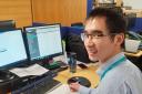 Adrian Wong turned his volunteer role within Isabel Hospice’s finance team into a full-time employed position.