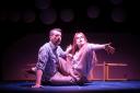 Kelsey Cooke and Steven Deaville as Marianne and Roland in Constellations at Welwyn Garden City's Barn Theatre
