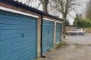 Burrowfield garages in Welwyn Garden City.