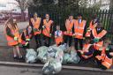 Onslow St Audrey's School children have been out twice to clean up Hatfield.
