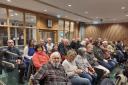 Allotment holders from Welwyn Hatfield at the council meeting earlier this week.