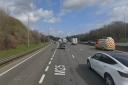 The incident occurred near junction 24 of the M25