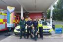 Welwyn Hatfield emergency services mark Pride