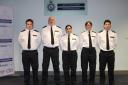 Hertfordshire Constabulary's five new Special Constables.