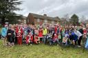 Garden City Runners were spreading Christmas cheer at their annual Festive 5 run in WGC. Picture: GCR