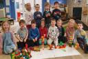 Children at Rowan Tree Day Nursery had a fun-filled day of Lego building.