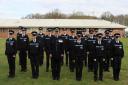 New Herts police officers with Deputy Chief Constable Bill Jephson.
