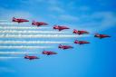Red Arrows at Southport Air Show.
