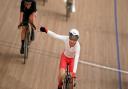 England's Laura Kenny wins the women's 10km scratch race at the Lea Valley VeloPark in Stratford, London during the Birmingham 2022 Commonwealth Games