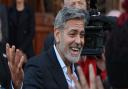 George Clooney (pictured at the McEwan Hall in Edinburgh) was seen at County Hall on Thursday (May 26).