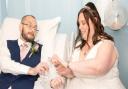 Seriously ill Martin McMullan and his fiancée Lindsay got married at Stevenage's Lister Hospital last week