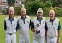 Potters Bar Bowls Club's successful squad with the Finchley & District Area Cup.