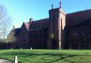 The Old Palace at Hatfield House on a sunny winter's day.