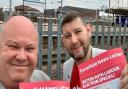 Labour's new councillors for the Potters Bar Furzefield ward, Cllr Christian Gray and Cllr Chris Myers. Picture: Potters Bar Labour