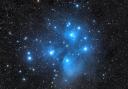 Pleiades photographed by Hertford Astronomy Group's Steve Heliczer.