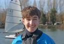 Welwyn Garden City Sailing Club junior, Angelo Hansen, won his first race against the seniors of the club.