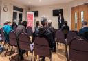 Stuart Brady addressed Labour members at Birchwood Methodist Church on Monday.