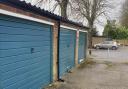 Burrowfield garages in Welwyn Garden City.