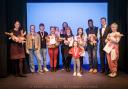 Winners of the 2023 Welwyn Garden City Youth Drama Festival at the Barn Theatre in WGC.