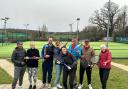 Members of Northaw & Cuffley Lawn Tennis Club spent Red Nose Day raising money in a 24-hour 'tennisathon'.