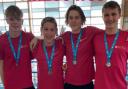 Hatfield Swimming Club's 14-16 boys' relay squad are going to the nationals. Picture: HATFIELD SC