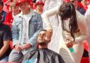 The company had previously cut the hair of a rapper during the FA Cup semi-final.