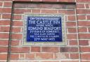 A plaque on what is now the Skipton Building Society building in St Albans city centre marking the First Battle of St Albans on May 22, 1455.