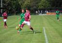 Brandon Adams scored on his debut for Potters Bar Town against Lewes. Picture: LINDA BABAIE
