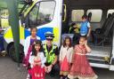 Officers from the Welwyn Hatfield Safer Neighbourhood Team visited the Oshwal Centre in Northaw.