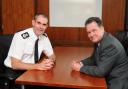 Chief Constable Charlie Hall and   Police and Crime Commissioner David Lloyd