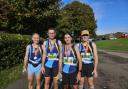 Garden City Runners' county winning men's team at the Stevenage Half Marathon. Picture: GCR