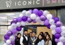 Mayor Cllr Pankit Shah at the opening of Iconic Smiles in Hilltop Way