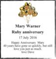 Mary Warner